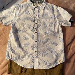 Free Planet Set Button Shirt and Shorts